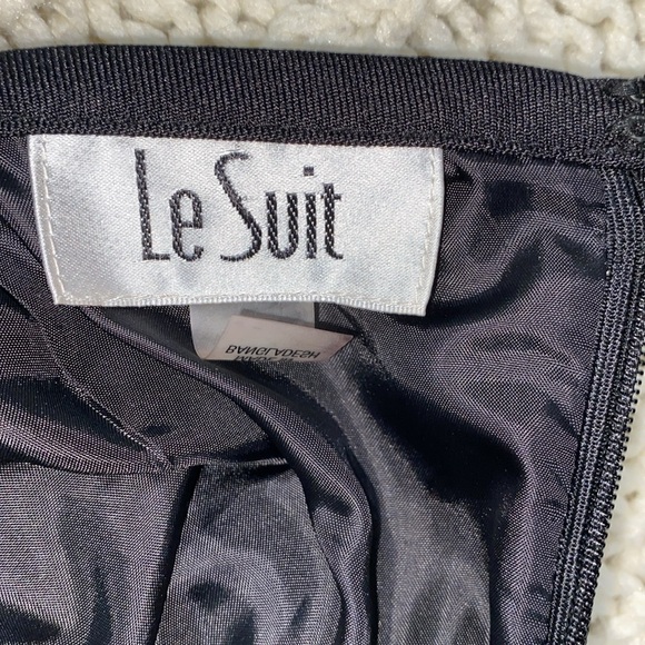 Le Suit black career skirt size 10 - Picture 3 of 10